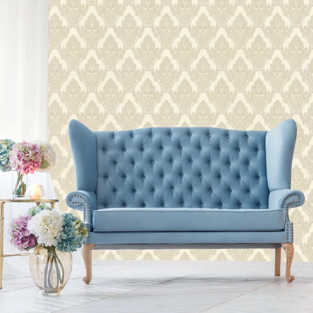 Обои флизелиновые Артекс Глория бежевые 1.06 м 10198-02 STLM-2057123 - Вид №3