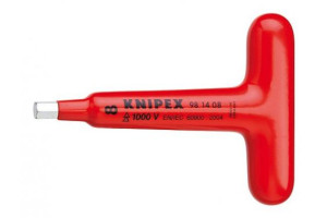 14978848 Отвертка для винтов с T-образной ручкой профиль внутренний шестигранник KN-981408 Knipex