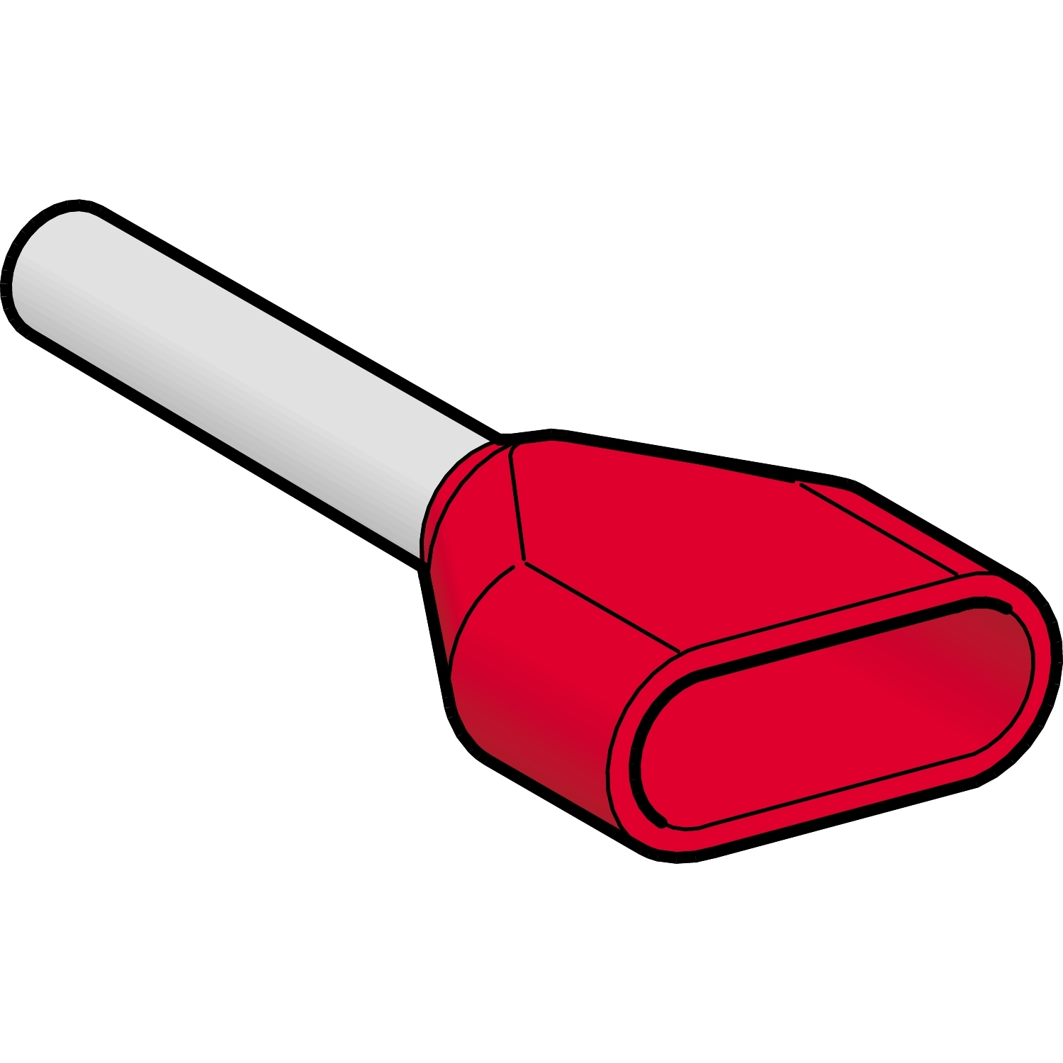 AZ5DE0101 НАКОНЕЧНИК ДЛЯ ОДНОВРЕМЕННОГО МОНТАЖА ДВУХ ПРОВОДОВ,1ММ2 КРАСНЫЙ,УП 1000 ШТ Schneider Electric Интерфейсы, клеммн. колодки, наконечники 