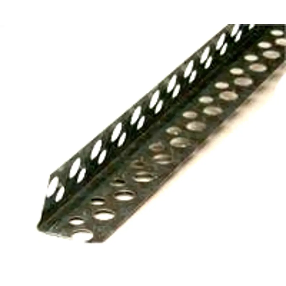 Профиль угловой (ПУ) алюминиевый перфорированный 21x21x3000 мм Albes STLM-2023130