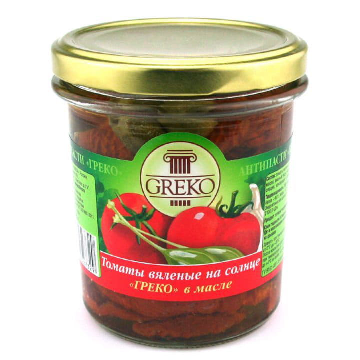 Томаты вяленые на солнце ГРЕКО в масле Santreyd 9796