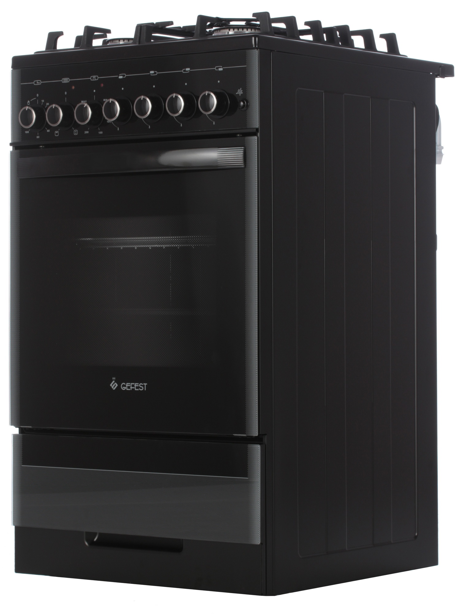 1089368 Комбинированная плита Gefest 5502-02 0044 черный STDN-0131286 - Вид №2