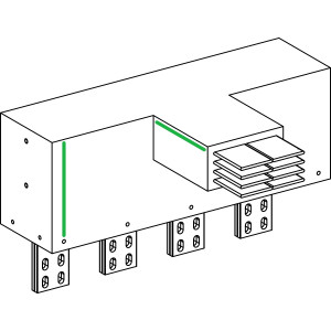 KRC1350ER36 СЕКЦИЯ ВВОДНАЯ С УГЛОМ ПЛАШМЯ Schneider Electric Canalis