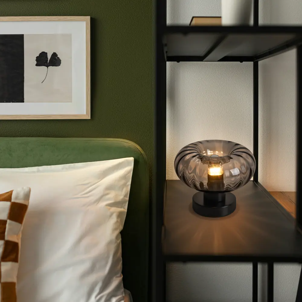 Настольная лампа Freya Glans цвет черный STLM-2097270 - Вид №11