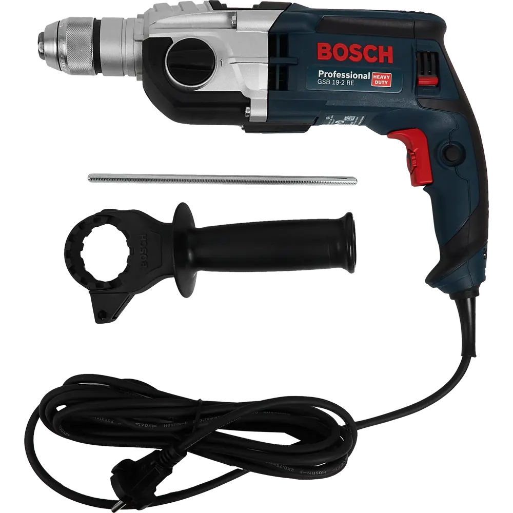 Дрель сетевая ударная Bosch Professional GSB 19-2 RE 060117B500, 850 Вт STLM-2053172 - Вид №5