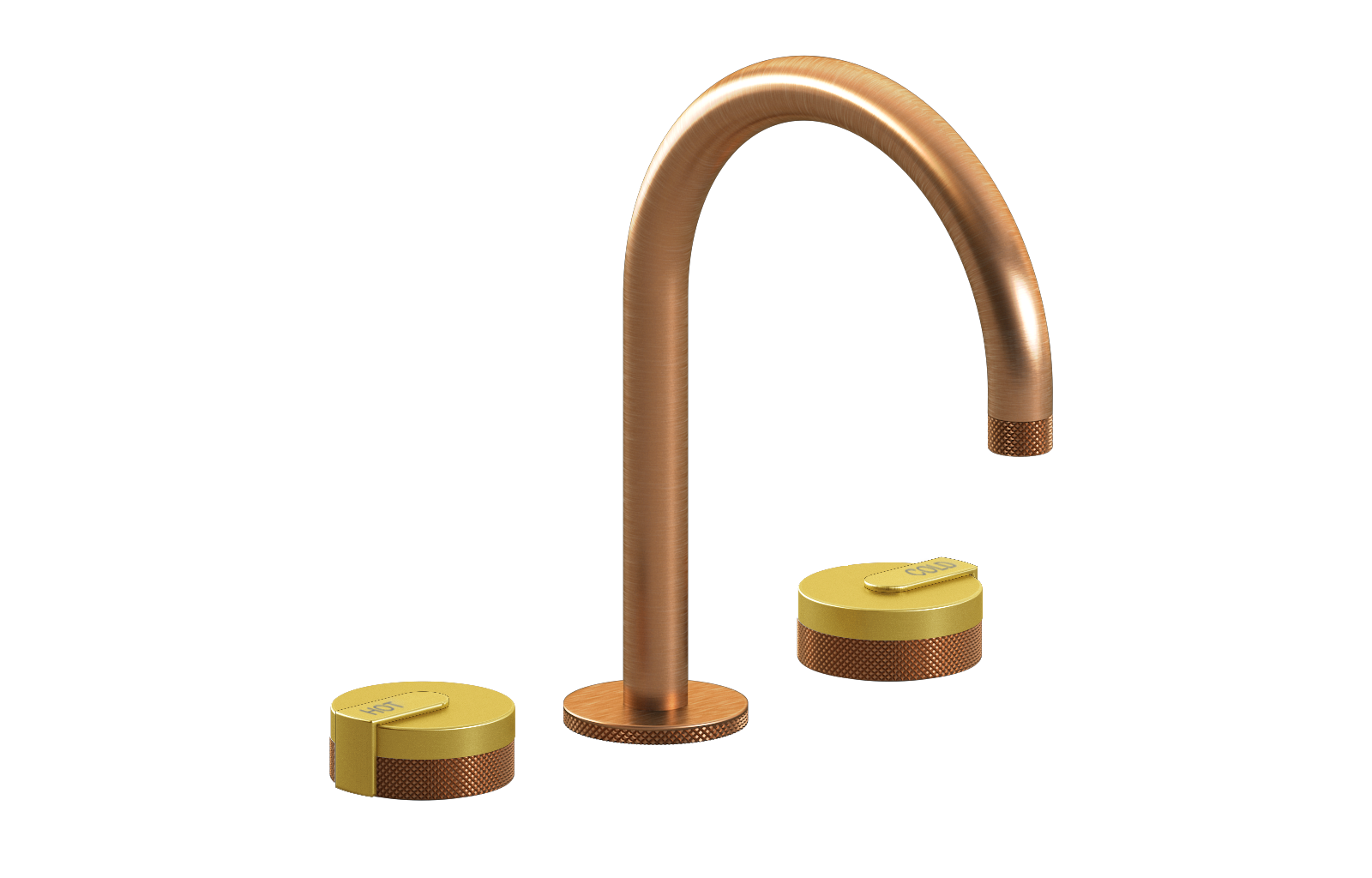 E-11512-R1BB-L1BB-BRG Смеситель для умывальника на 3 отвертия GRAFF MOD+