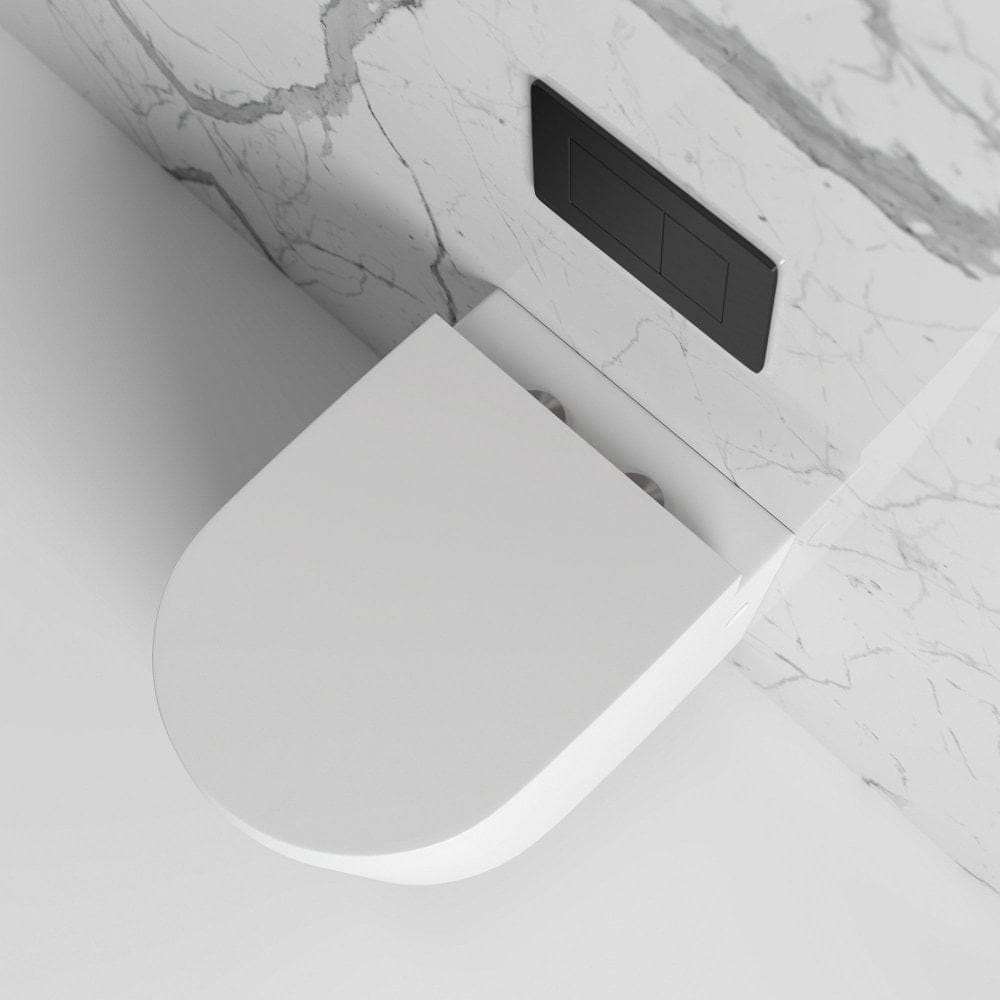 Керамический подвесной туалет с пластиной и сливной кассетой LUSSO без ARCH-00082135 - Вид №3