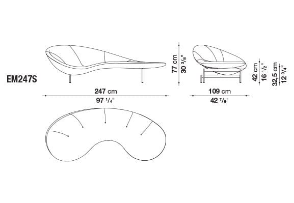 Ткань диван B&B Italia EDA-MAME ARCH-00106968 - Вид №2