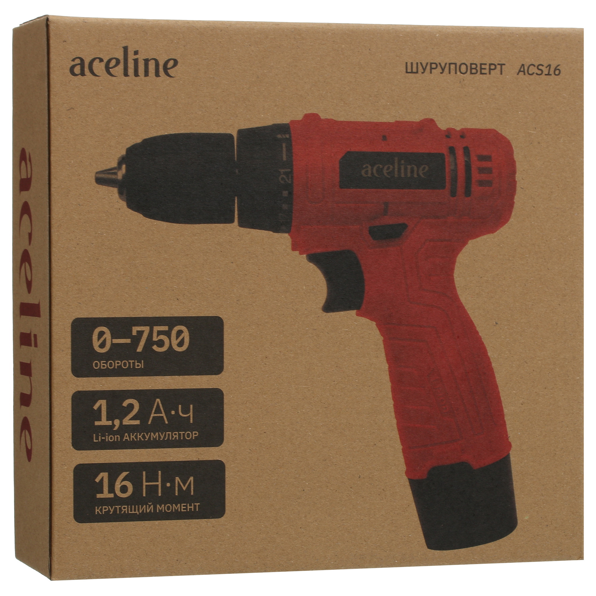 Шуруповерт Aceline ACS16 5088327 STDN-0065482 - Вид №7