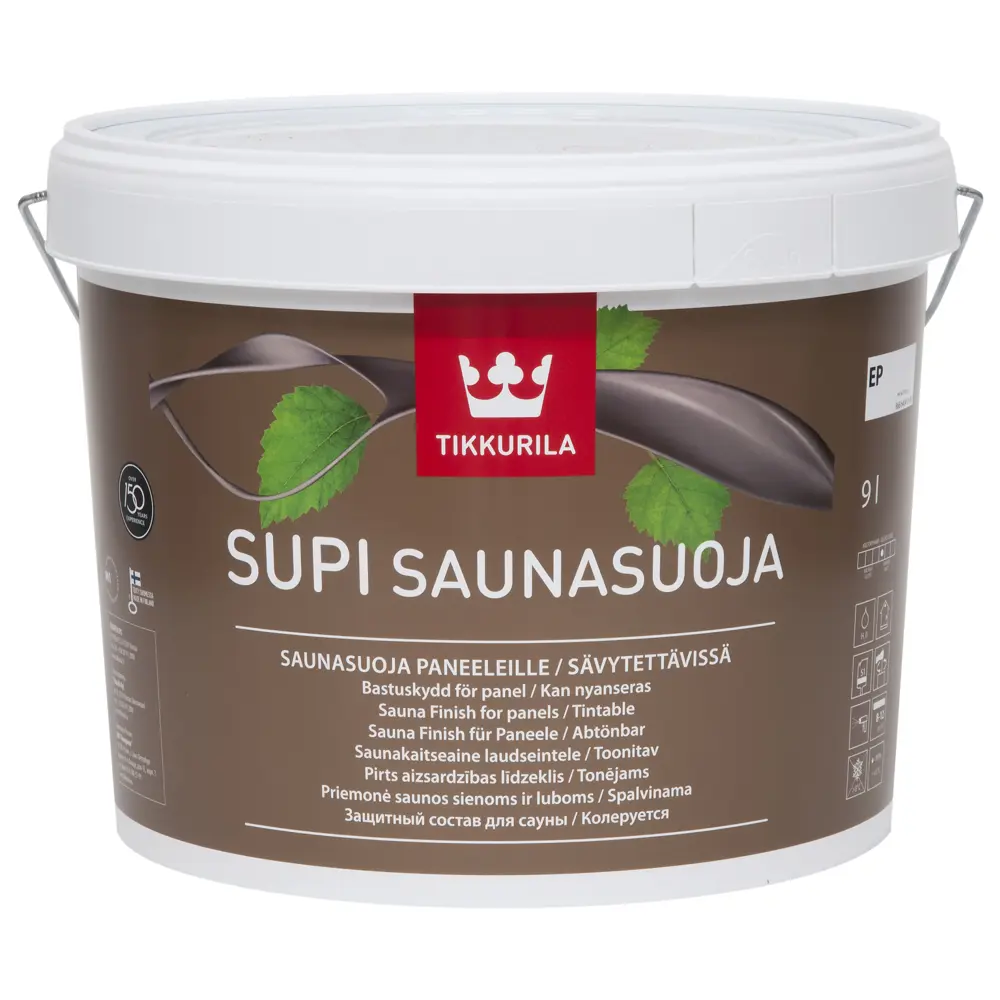 Защитный состав для сауны акриловый Tikkurila Supi Saunasuoja 9 л STLM-2055535