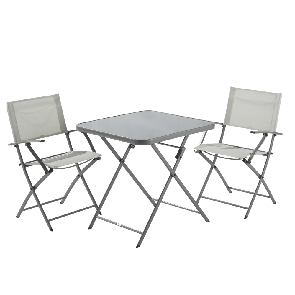 Кресло Naterial Emys Origami складное 54х52х83 см сталь светло-серый STLM-2078090 - Вид №6