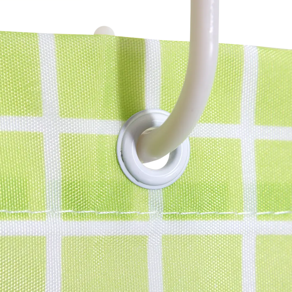 Штора для ванной комнаты Fresco 180х180 см цвет зелёный BATH PLUS ШТОРЫ CHARME RED STLM-2048364 - Вид №4