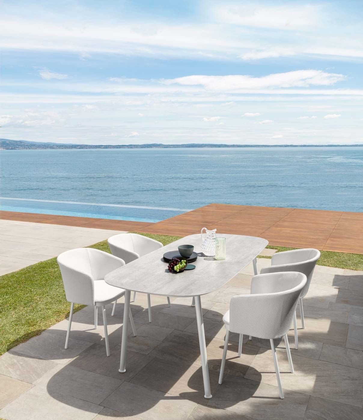 Прямоугольный садовый стол из керамогранита Talenti Slam ARCH-00143220 - Вид №1