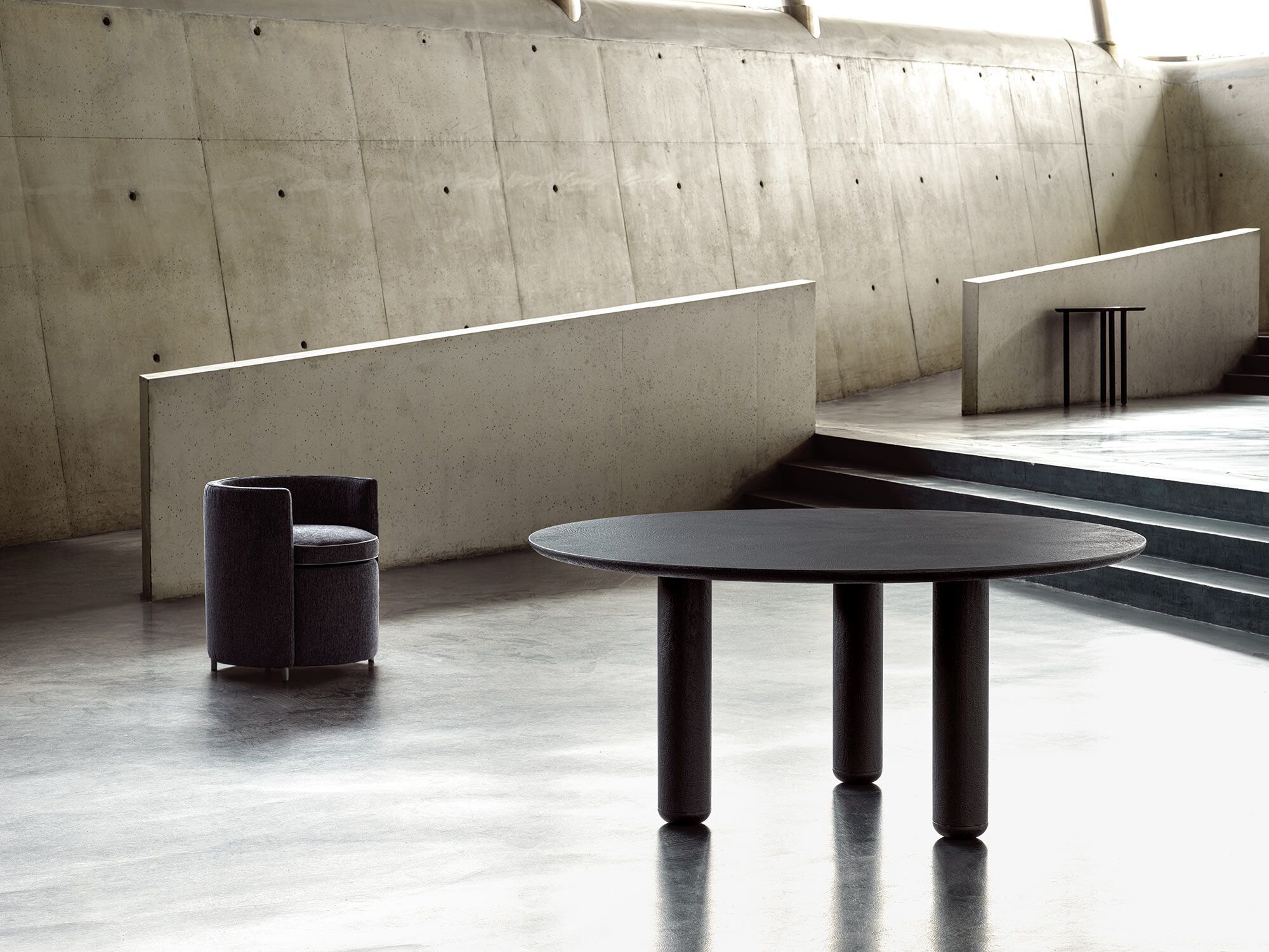 Круглый деревянный стол Frigerio Roll-O ARCH-00125057 - Вид №2