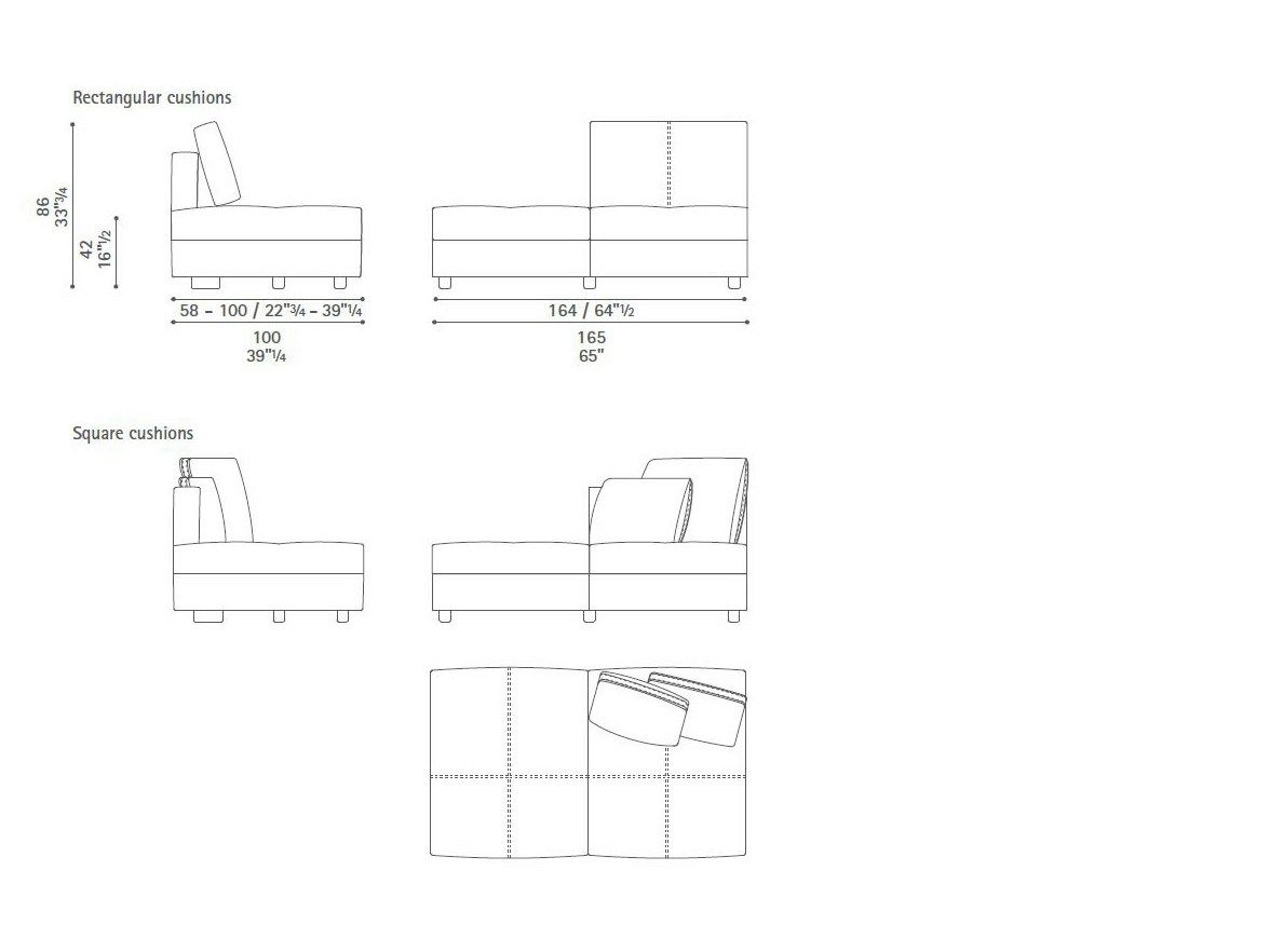 Кожаный модульный угловой диван Poltrona Frau коллекция - диваны и кресла ARCH-00060847 - Вид №38