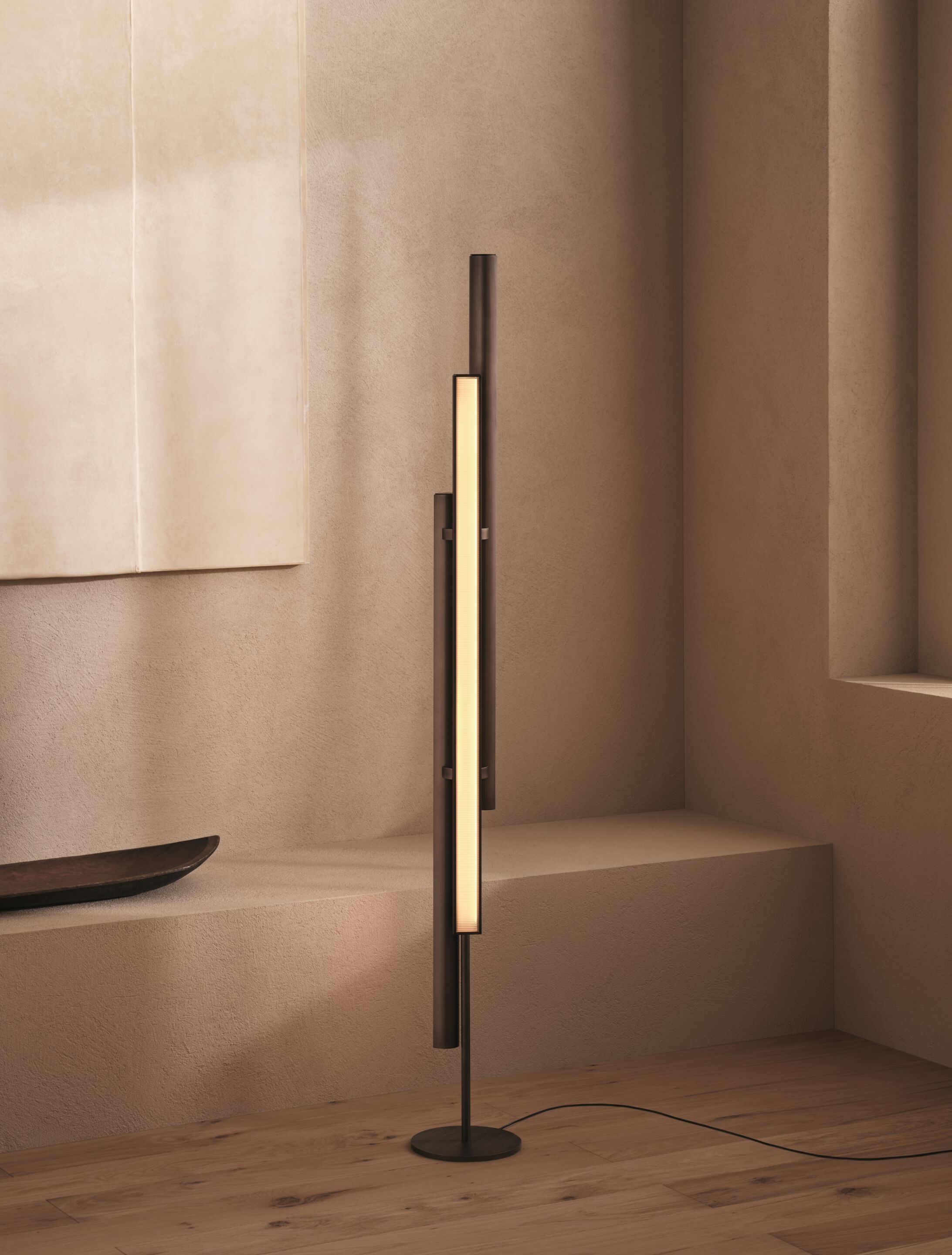 Бронзовый светодиодный торшер DE PADOVA Cut Back ARCH-00140015 - Вид №2