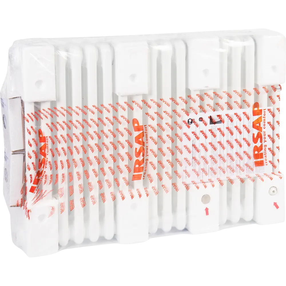 Радиатор трубчатый Irsap Tesi RT305651801A430 500/100 18 секций боковое подключение сталь белый STLM-2122915 - Вид №5