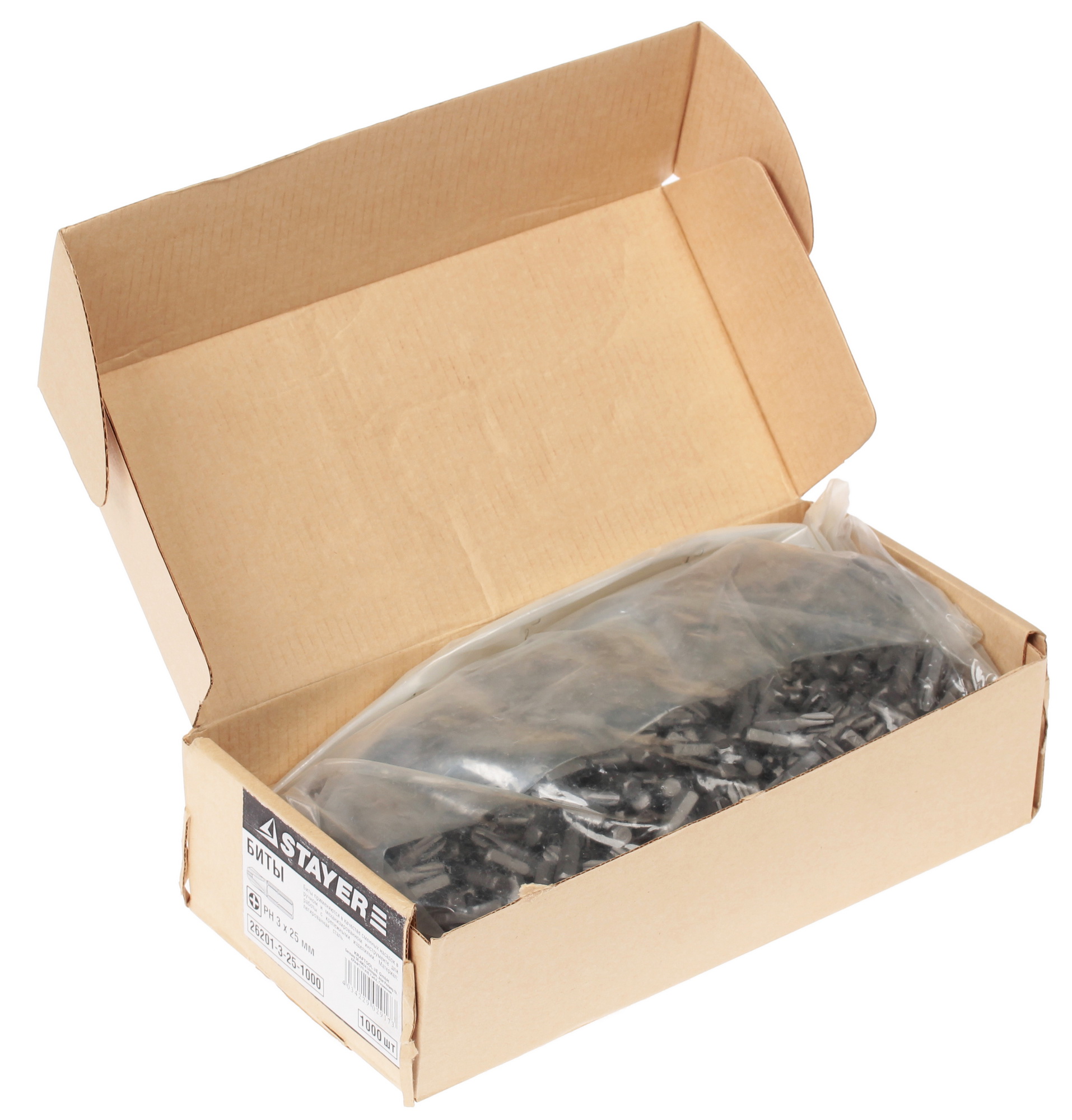 Набор бит STAYER 26201-3-25-1000 1065171 STDN-0096423