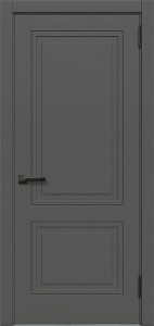 93718211 Дверь межкомнатная Париж ДГ глухая ПВХ-плёнка цвет софт графит 200 x 90 см STLM-0554478 LOYARD