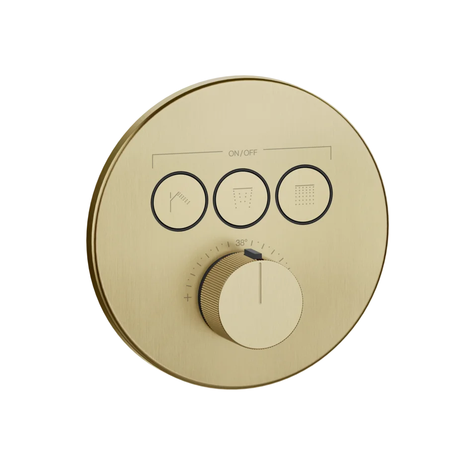 Смеситель для душа 38716 727 Gessi Hi-fi ЛАТУНЬ МАТОВАЯ PVD 38716727