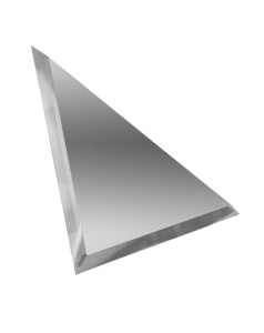 90400054 Треугольная зеркальная серебряная плитка20х20 см с фацетом 10 мм (толщина 4 мм) в упаковке 20 шт СК20 STLM-0214829 ПЛИТКАДЕКОР