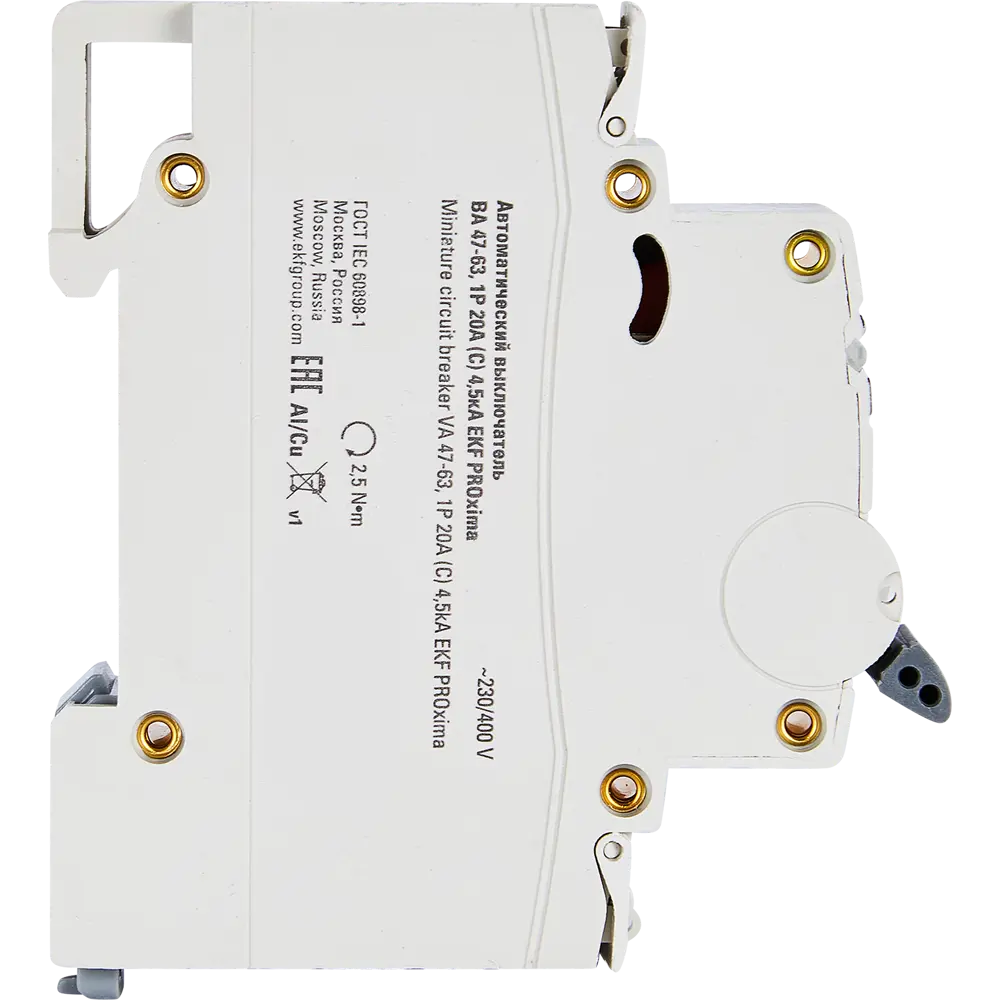 Автоматический выключатель EKF ВА47-63 для защиты электросетей 82421216 STLM-1103956 - Вид №3