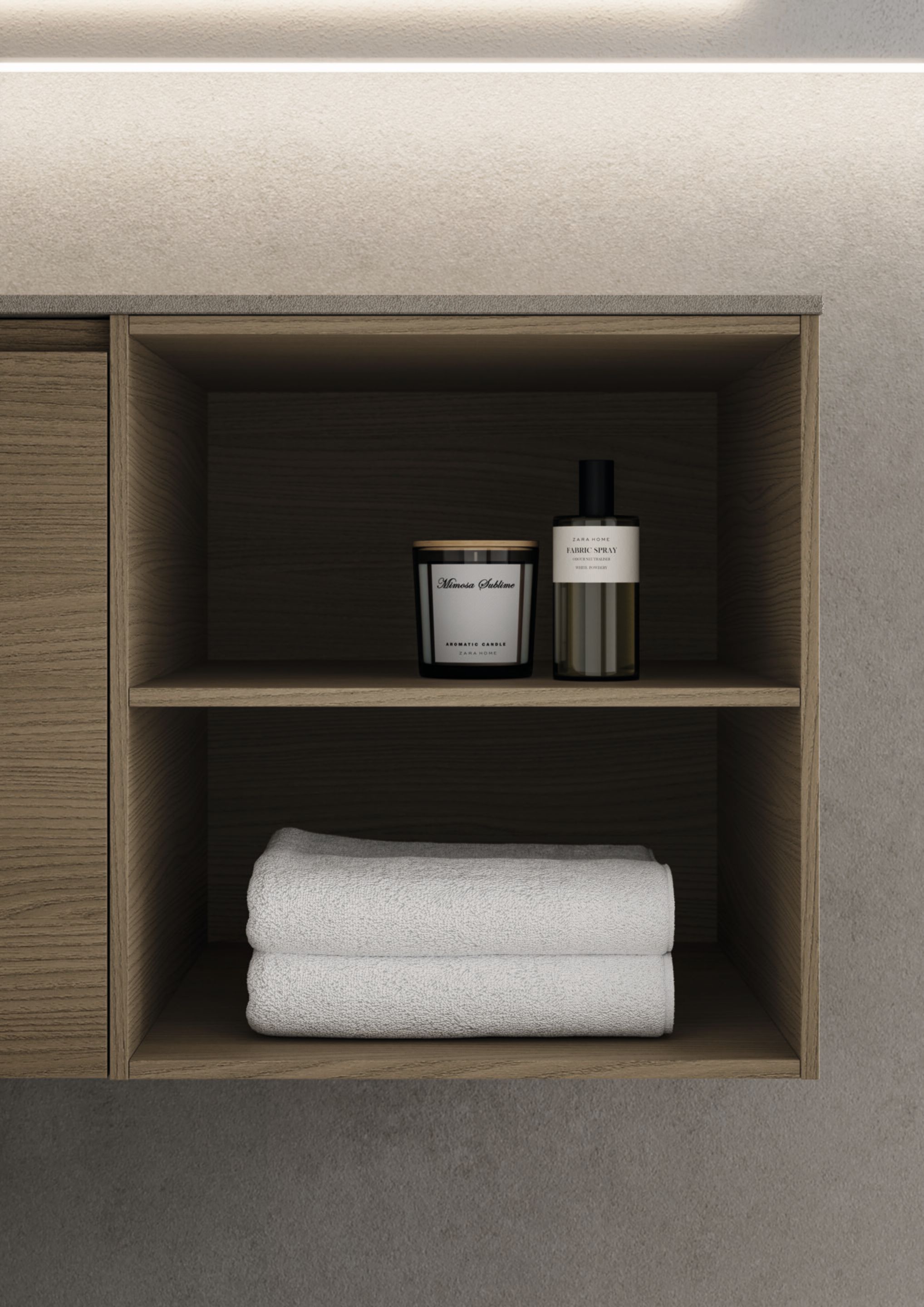 Подвесной туалетный столик с зеркалом Ideagroup Seventy Form ARCH-00091293 - Вид №3