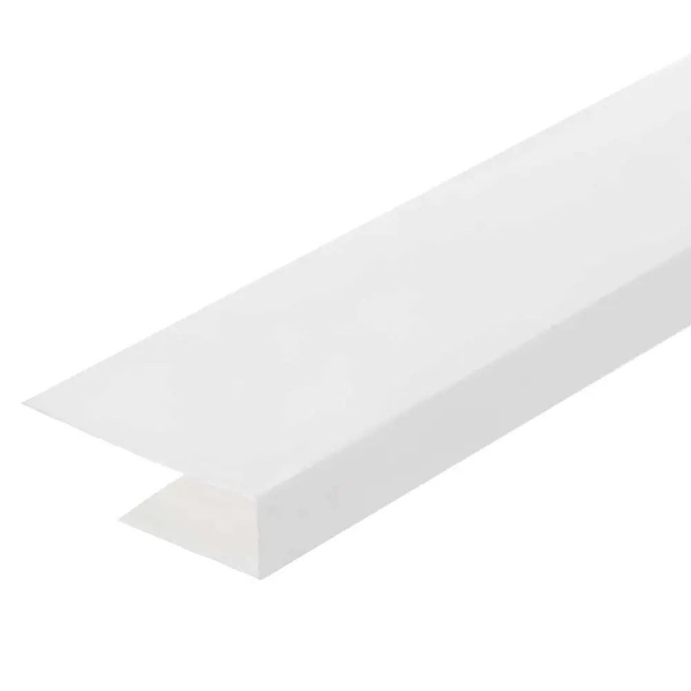 Профиль ПВХ стартовый для панелей 5 мм, 3000 мм, цвет белый РСП STLM-2183680 - Вид №1