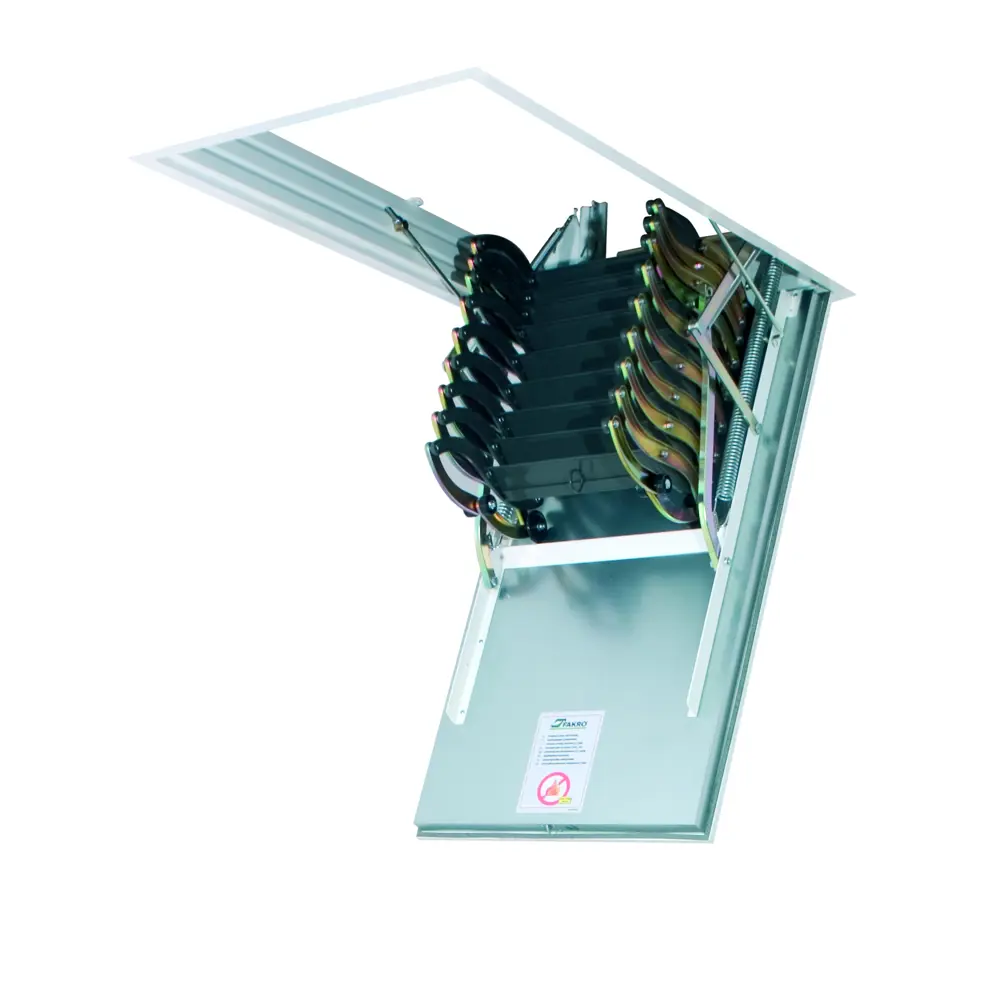 Лестница чердачная ножничная LSF 70x80x300 см Fakro STLM-2080096 - Вид №1