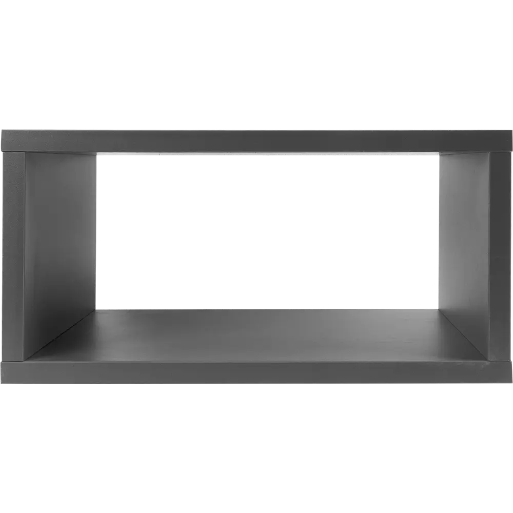 Стеллаж КУБ 1 секция 18х36х32 см ЛДСП цвет графит Santreyd STLM-2211888 - Вид №1