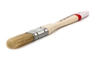 16473800 Универсальная плоская кисть Master 25 х 12 мм, смешанная щетина, деревянная ручка un02512 ZOLDER