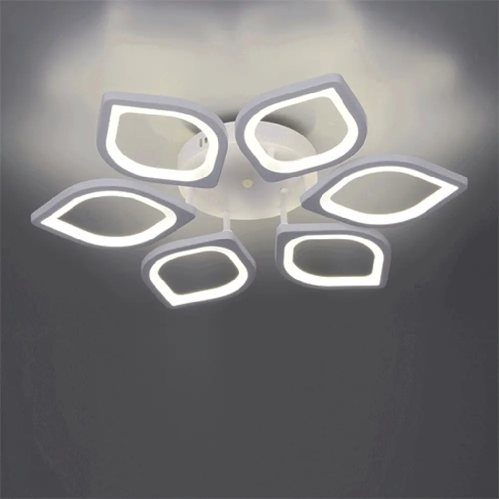 Люстра потолочная светодиодная Escada 10216/6LED 92W с пультом управления, 25 м², регулируемый белый свет, цвет белый STLM-2181393 - Вид №1