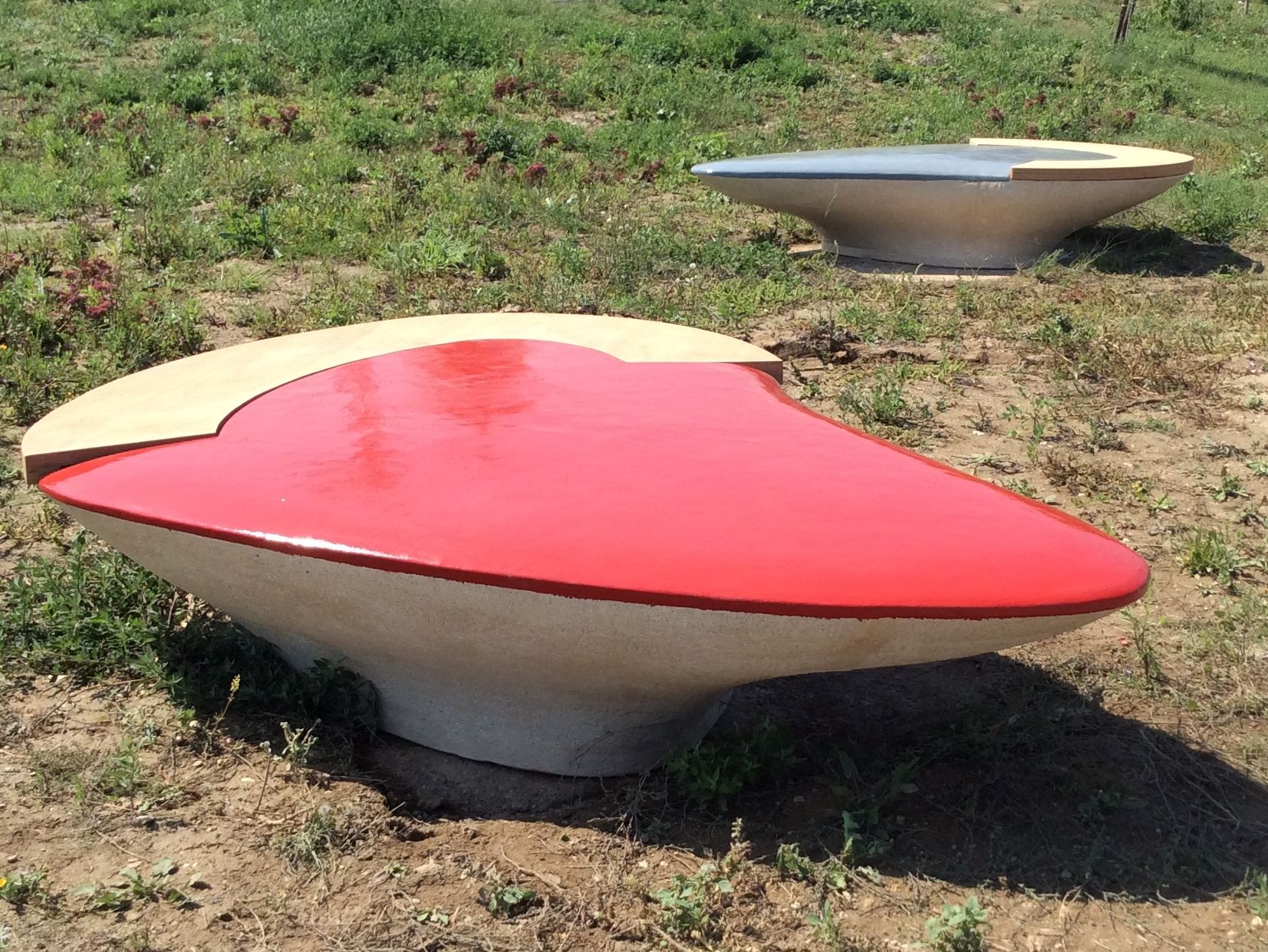 Реконструированная каменная изогнутая скамья Viscio Urban Design SARA ARCH-00011629