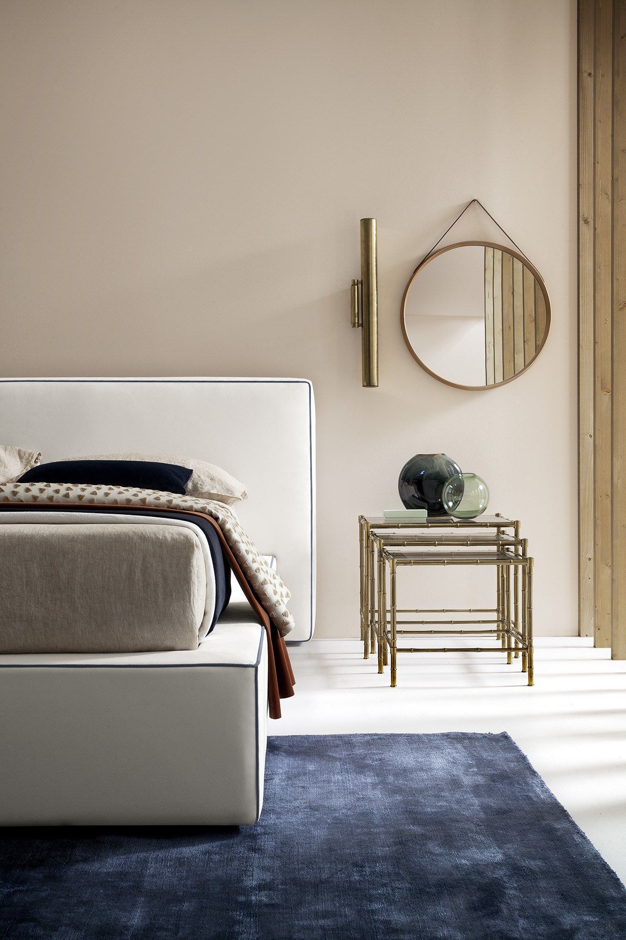 Двуспальная кровать для хранения ткани с мягким изголовьем Felis Bedstories ARCH-00105228 - Вид №7