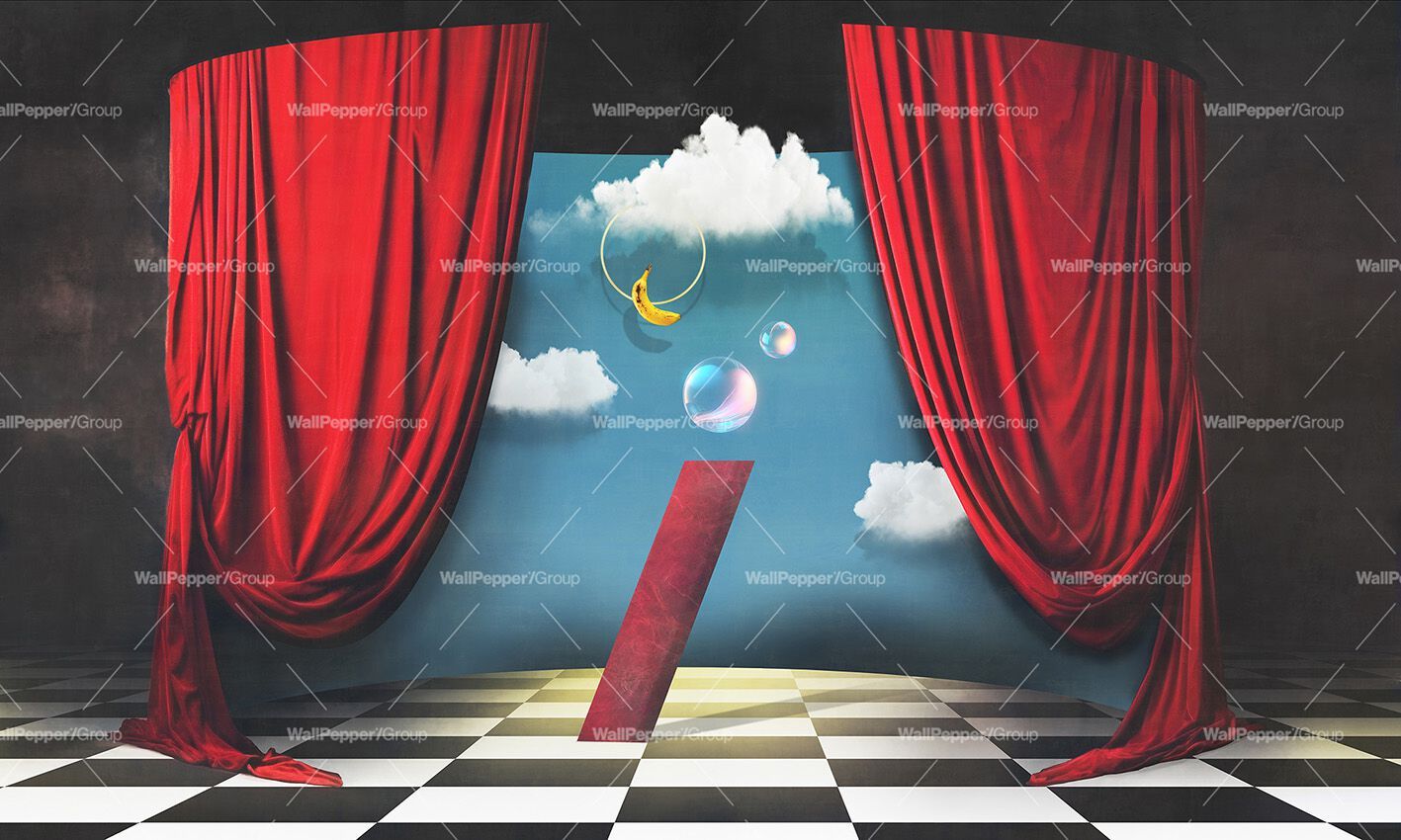 Carta da parati PVC free, eco-friendly, lavabile WallPepper TO GO BANANAS ARCH-00044035 - Вид №1