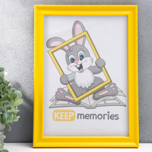 90335321 Рамка 7149602, 21х30 см, пластик, цвет желтый Keep memories STLM-0189560 KEEP MEMORIES