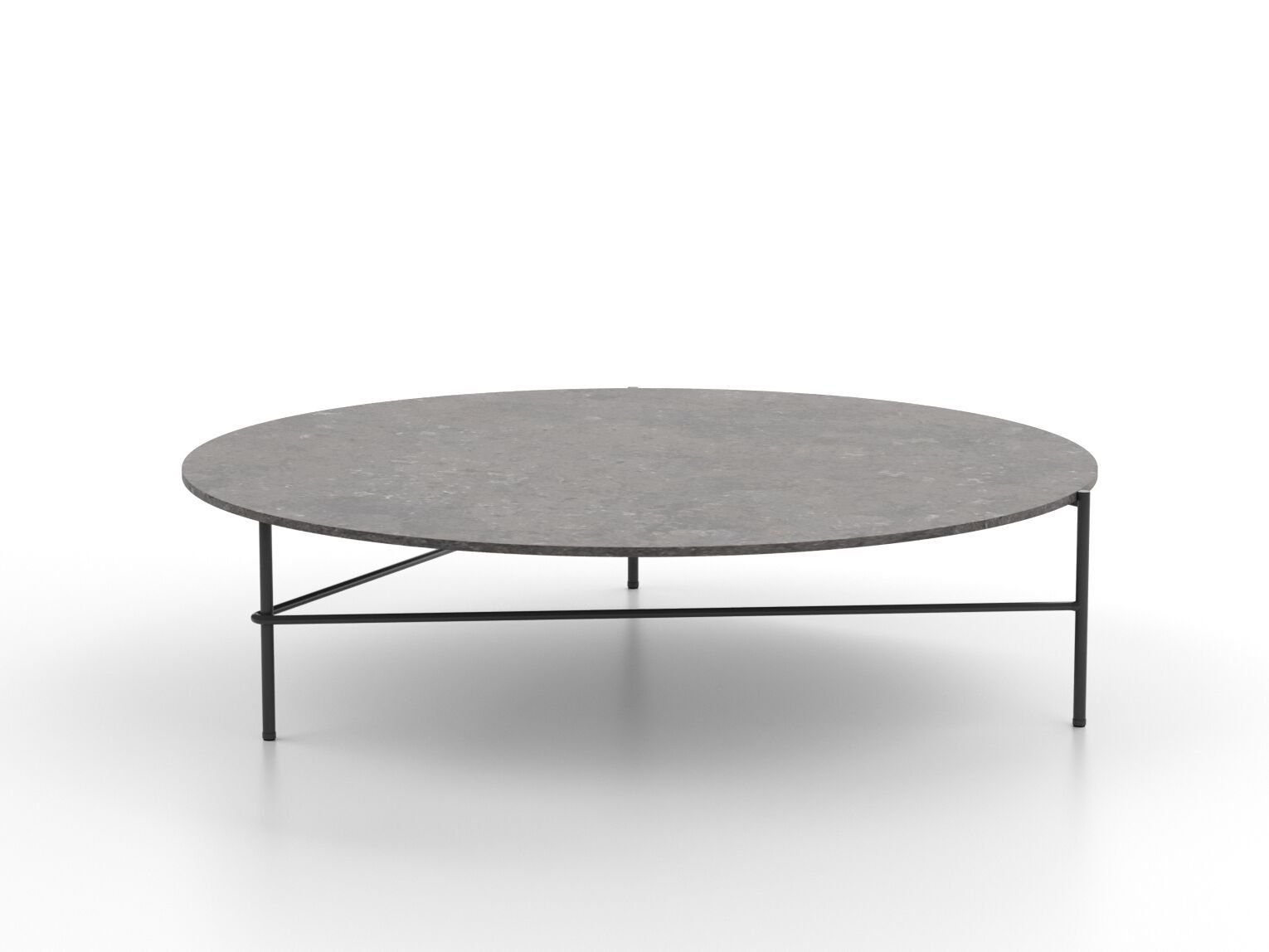 Круглый журнальный столик из Dekton® и стали Omelette Editions DOWNTOWN ARCH-00103354