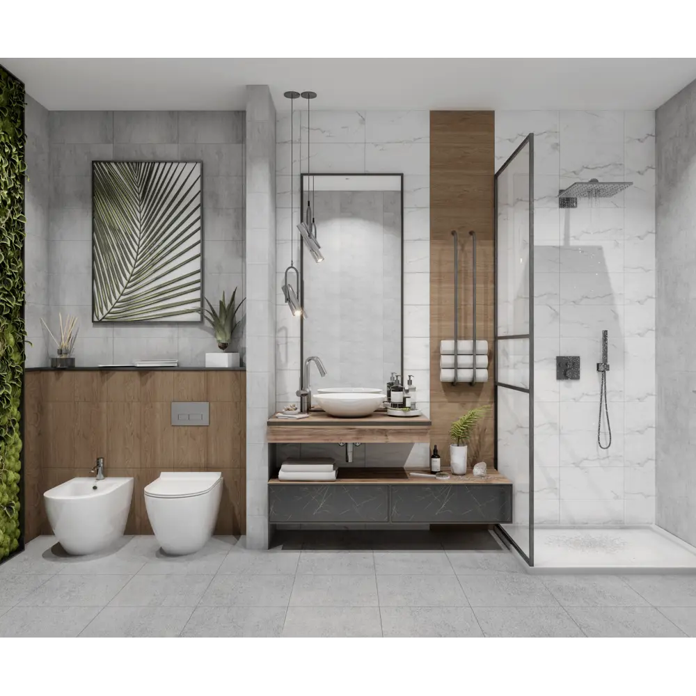 Настенная плитка Culto Asana Wood Кор 20x40 см 1.2 м² цвет коричневый STLM-2142464 - Вид №4