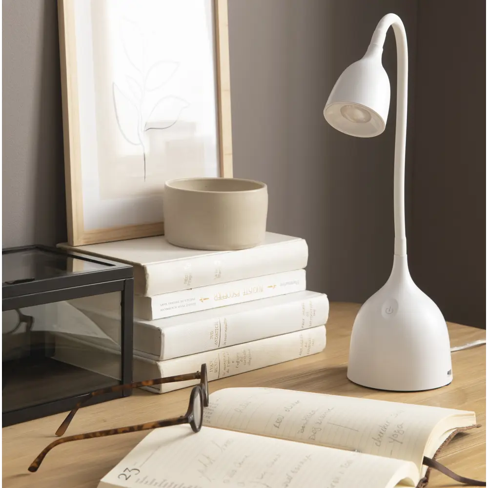 Настольная лампа Inspire Swallow LED 400ЛМ 4K белая STLM-2151874 - Вид №1