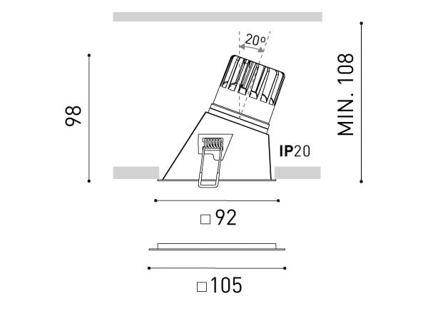 Утопленный светодиодный прожектор Arkoslight своп ARCH-00137718 - Вид №10