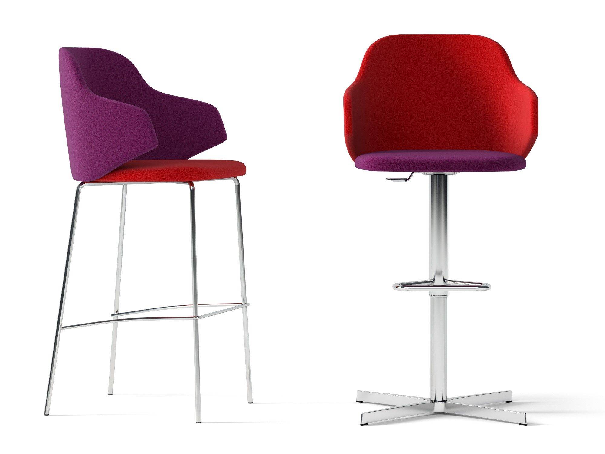 Барный стул с подставкой для ног SITLOSOPHY® хост ARCH-00026559 - Вид №2