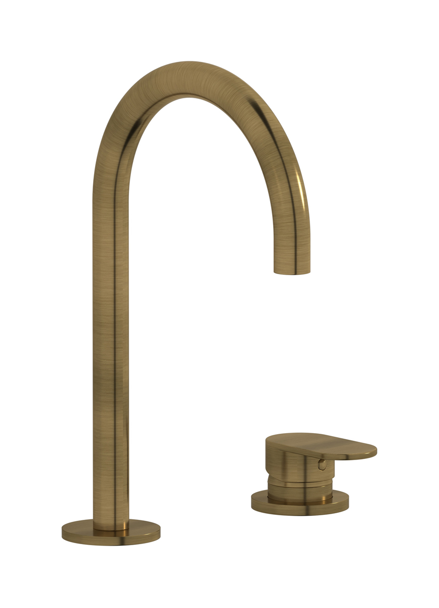 Смеситель для раковины на 2 отверстия WE ARE IB k2394mb Modern Bronze K2