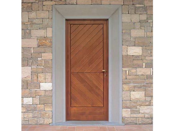 Входная дверь из ели для наружного применения Carminati деревянные входные двери и двери ARCH-00010568 - Вид №1