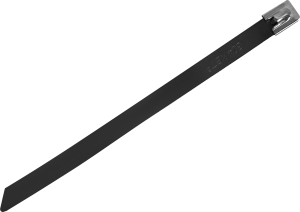 84997354 Кабельная стяжка 12x300 мм сталь с покрытием цвет черный 2 шт STLM-0057573 Santreyd