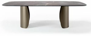 Reflex Овальный обеденный стол из стекла Petalo