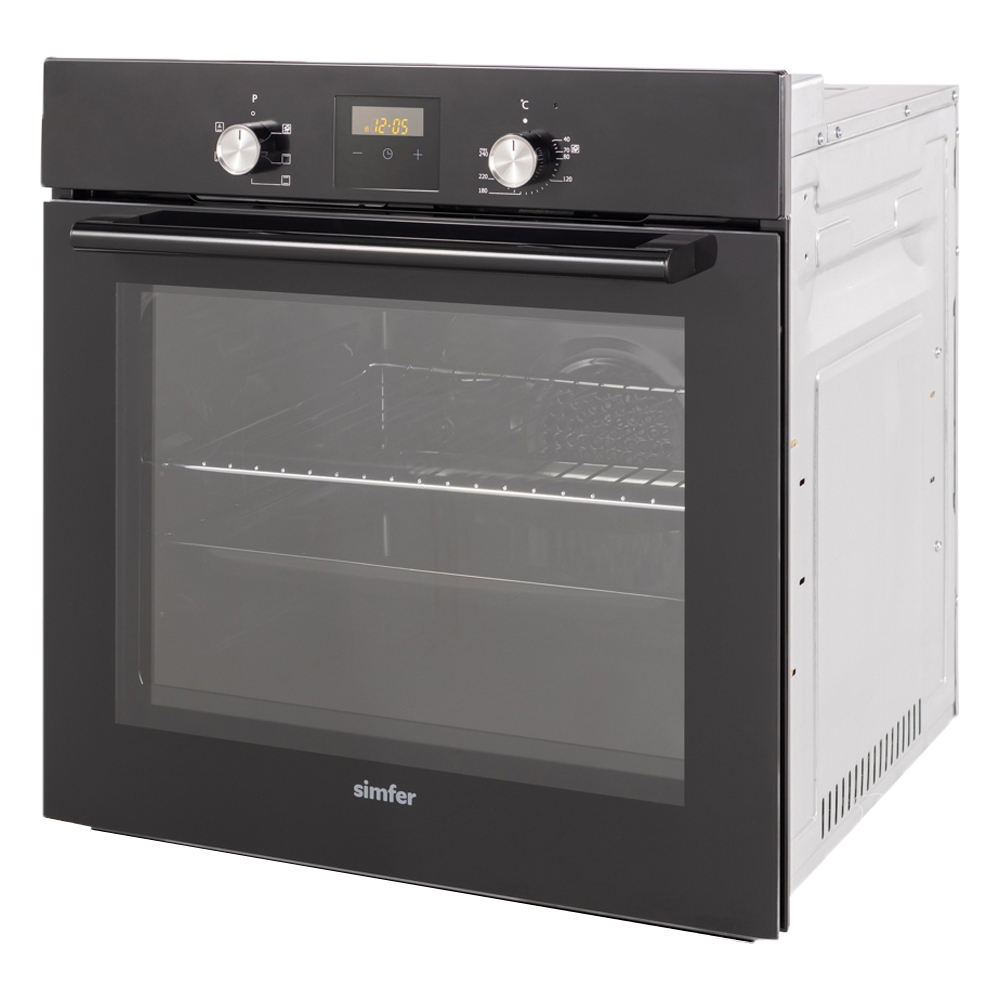 9240918 Электрический духовой шкаф Simfer B6EB56070 черный STDN-0018800 - Вид №1