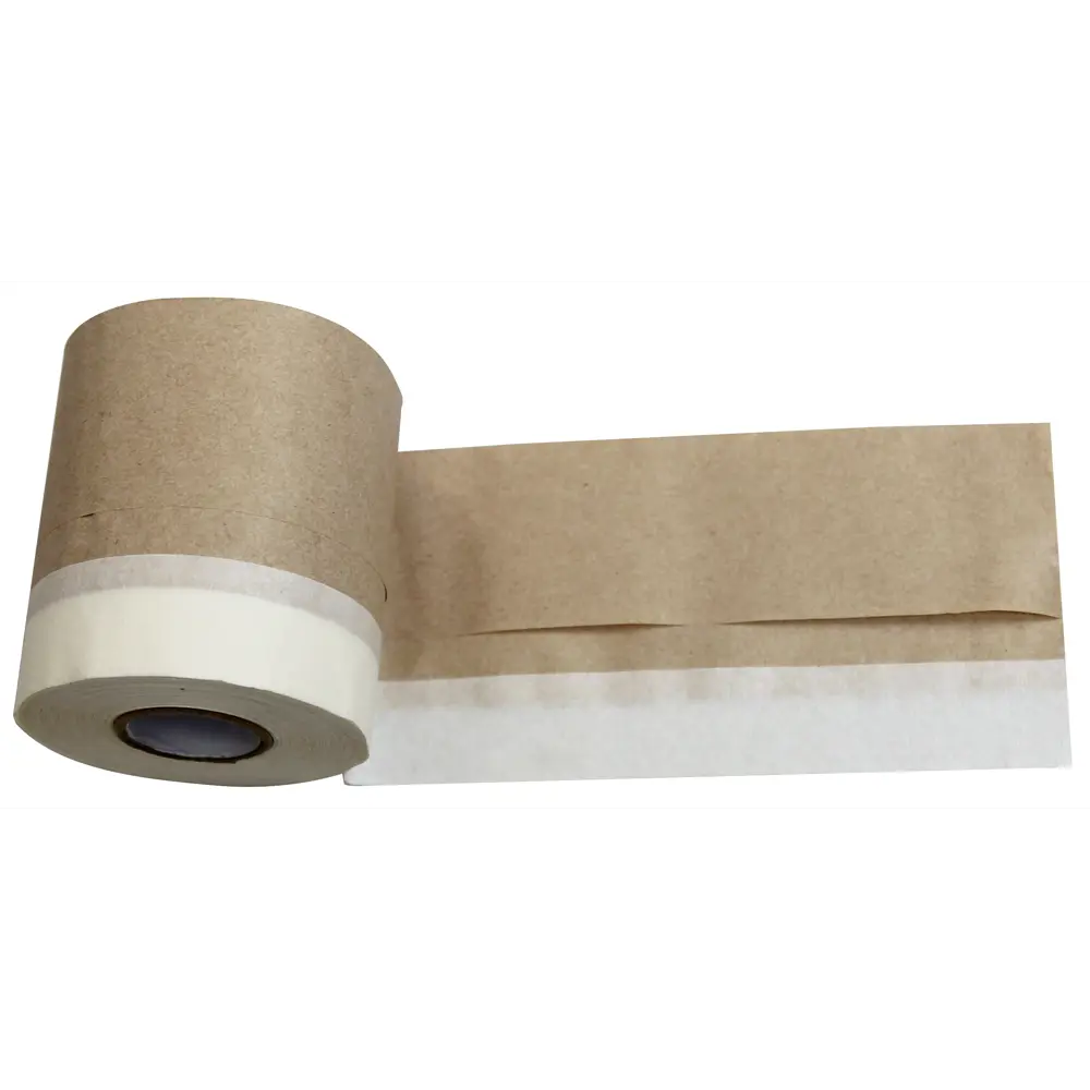 Бумага защитная с малярной лентой Dexter 20 м х 10 см STLM-2066251