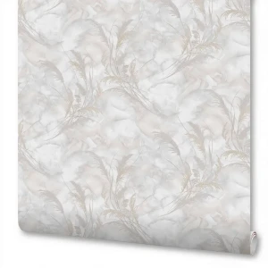 Обои Anturage Tenero бежевые флизелиновые с растительным орнаментом 89414274