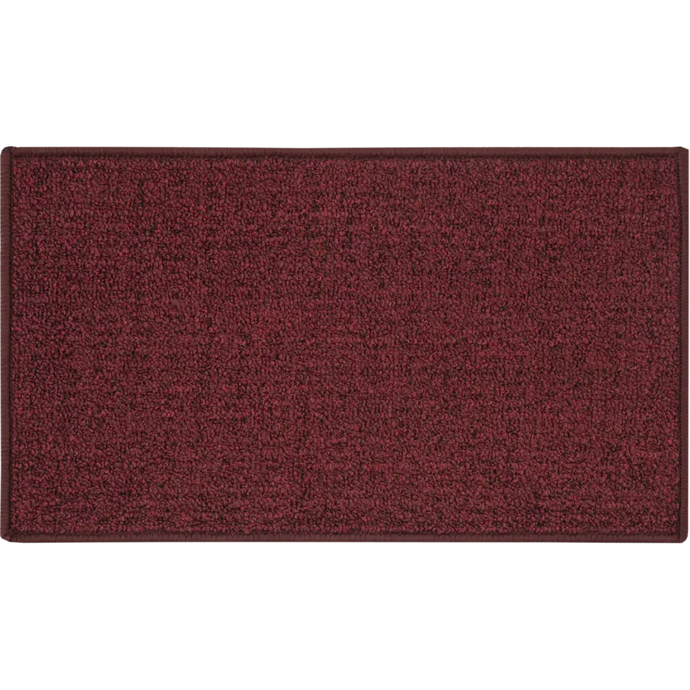 Коврик Детройт 40x60 см, полипропилен/резина, цвет бургундия CTIM STLM-2190176