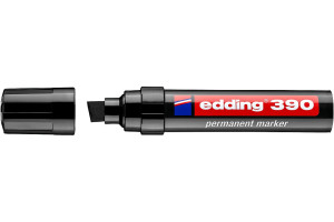 16267270 Перманентный маркер, клиновидный наконечник, 4-12 мм Черный, E-390#1 EDDING